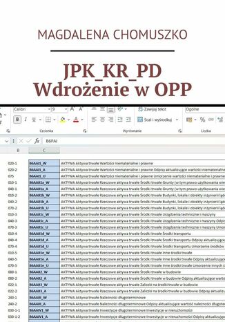 JPK_KR_PD Wdrożenie w OPP Magdalena Chomuszko - okladka książki