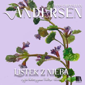 Listek z nieba Hans Christian Andersen - okladka książki