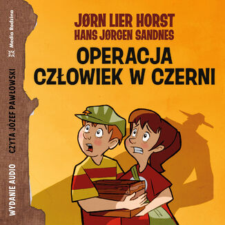 Operacja Człowiek w Czerni Jrn Lier Horst - okladka książki