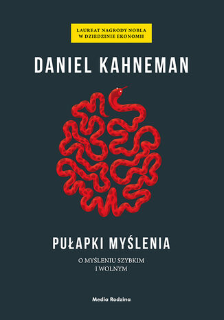Pułapki myślenia Daniel Kahneman - okladka książki