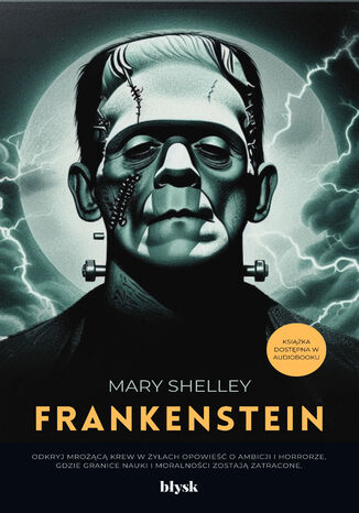 Frankenstein Mary Shelley - okladka książki