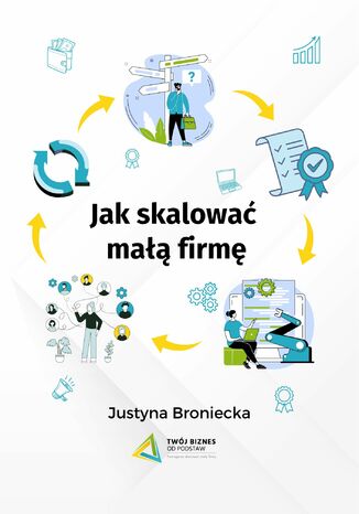 Jak skalować małą firmę Justyna Broniecka - okladka książki