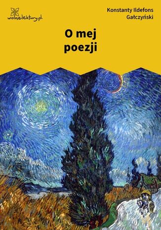 O mej poezji Konstanty Ildefons Gałczyński - okladka książki