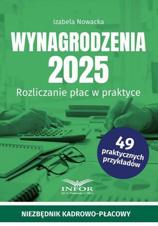 Wynagrodzenia 2025 Izabela Nowacka - okladka książki