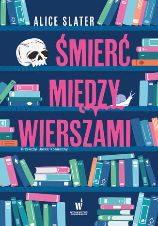 Śmierć między wierszami Alice Slater - okladka książki