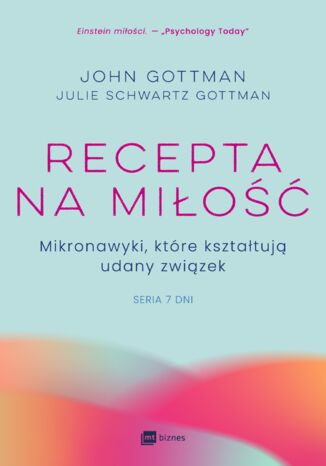 Recepta na miłość. Mikronawyki, które kształtują udany związek, seria Siedem dni John Gottman, Julie Schwartz Gottman - okladka książki