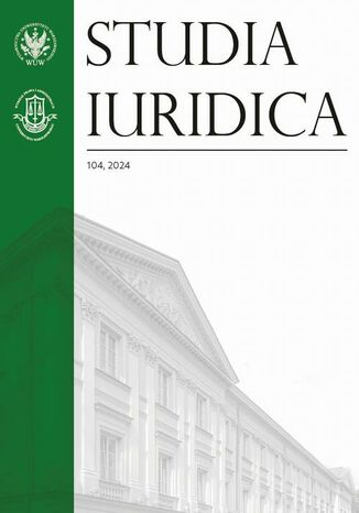 Studia Iuridica, nr 104 Sławomir Żółtek - okladka książki