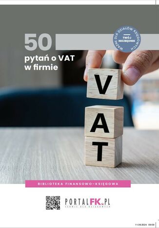 50 pytań o VAT w firmie Praca zbiorowa - okladka książki