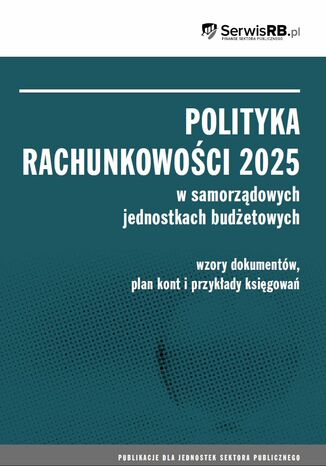 Polityka rachunkowości JSFP 2025 Marta Banach, Barbara Jarosz - okladka książki