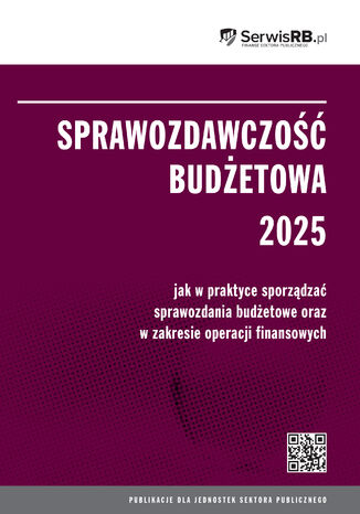 Sprawozdawczość budżetowa 2025 Barbara Jarosz - okladka książki