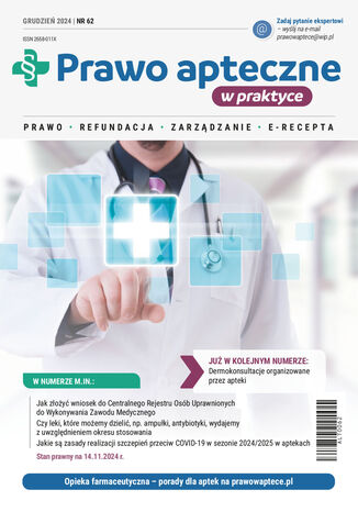 Prawo apteczne w praktyce nr 62 Praca zbiorowa - okladka książki