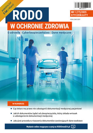 RODO w ochronie zdrowia nr 77 Praca zbiorowa - okladka książki