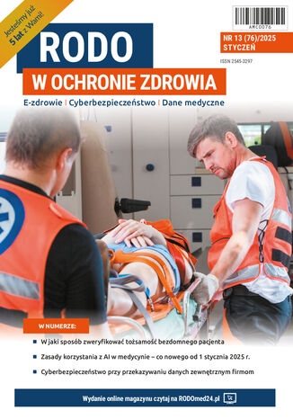 RODO w ochronie zdrowia nr 76 Praca zbiorowa - okladka książki