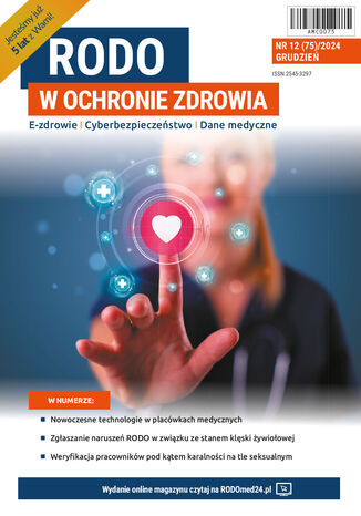 RODO w ochronie zdrowia nr 75 Praca zbiorowa - okladka książki