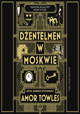 Dżentelmen w Moskwie Amor Towles - okladka książki