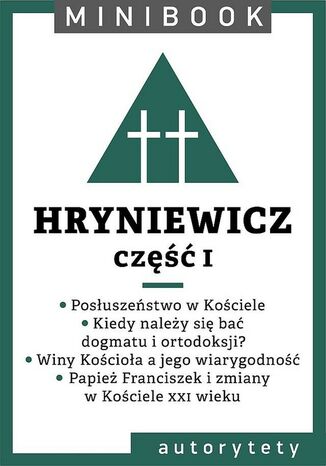 Hryniewicz [teolog]. Minibook Wacław Hryniewicz OMI - okladka książki