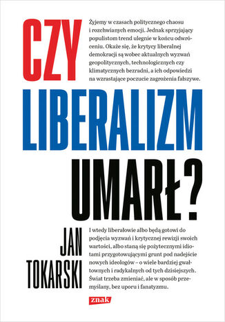 Czy liberalizm umarł? Jan Tokarski - okladka książki