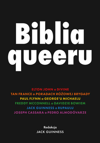 Biblia queeru Jack Guinness - okladka książki