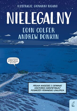 Nielegalny. Komiks Eoin Colfer - okladka książki
