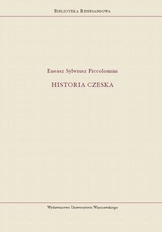 Historia czeska Eneasz Sylwiusz Piccolomini - okladka książki