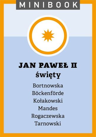 Jan Paweł II. Minibook  - okladka książki
