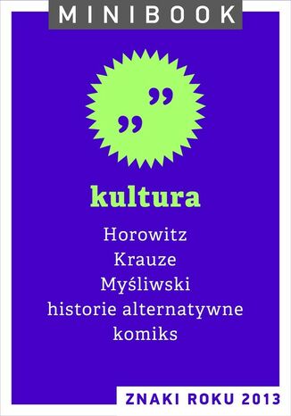Kultura. Minibook  - okladka książki