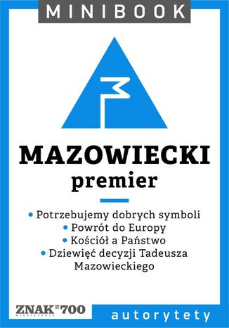 Mazowiecki [premier]. Minibook  - okladka książki