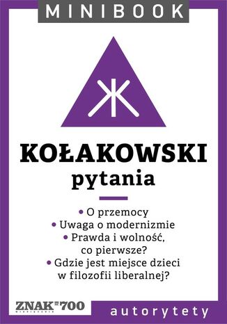 Kołakowski [pytania]. Minibook Leszek Kołakowski - okladka książki