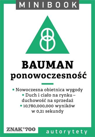 Bauman [ponowoczesność]. Minibook  - okladka książki