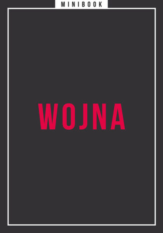 Wojna. Minibook  - okladka książki