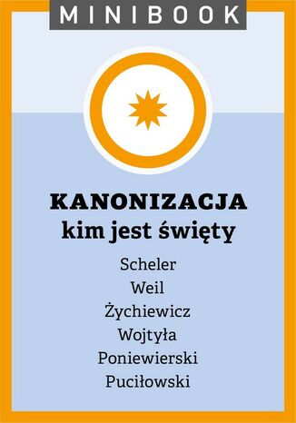 Kanonizacja. Minibook  - okladka książki