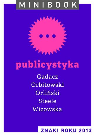 Publicystyka. Minibook  - okladka książki