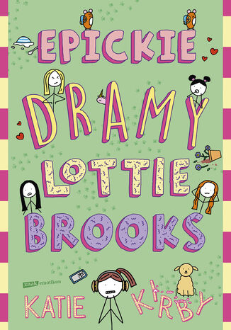 Epickie dramy Lottie Brooks Katie Kirby - okladka książki