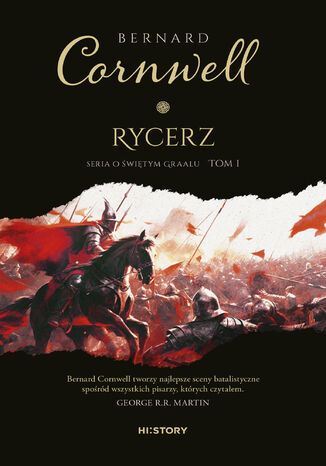 Rycerz Bernard Cornwell - okladka książki