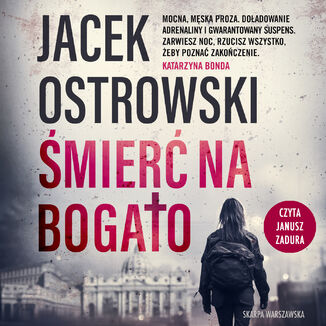 Śmierć na bogato Jacek Ostrowski - okladka książki