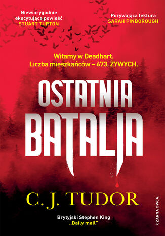 Ostatnia batalia C.J. Tudor - okladka książki
