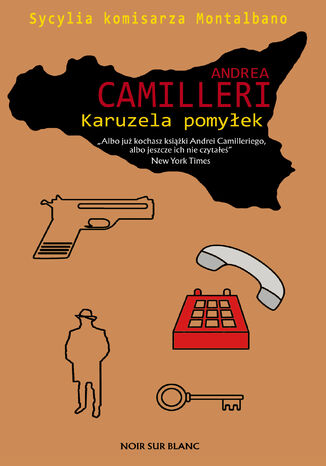 Karuzela pomyłek Andrea Camilleri - okladka książki