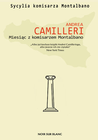 Miesiąc z komisarzem Montalbano Andrea Camilleri - okladka książki