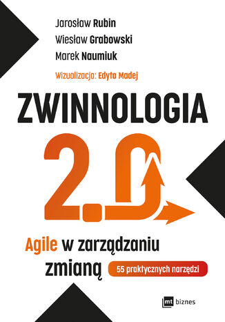 ZWINNOLOGIA 2.0. Agile w zarządzaniu zmianą Jarosław Rubin, Wiesław Grabowski, Marek Naumiuk - okladka książki
