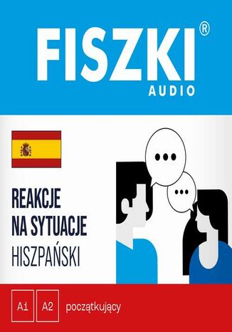 FISZKI audio - hiszpański - Reakcje na sytuacje Rebeca Vicedo Cremades - okladka książki