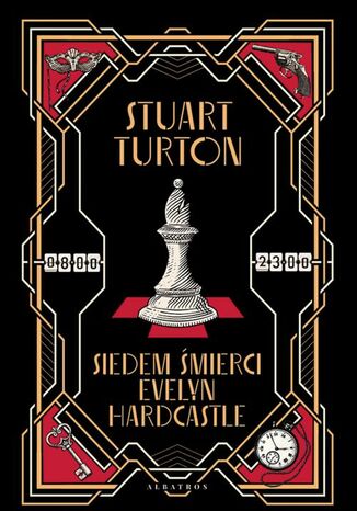 SIEDEM ŚMIERCI EVELYN HARDCASTLE Stuart Turton - okladka książki