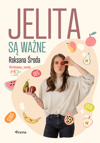 Jelita są ważne Roksana Środa - okladka książki