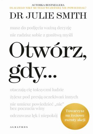 Otwórz, gdy Dr Julie Smith - okladka książki