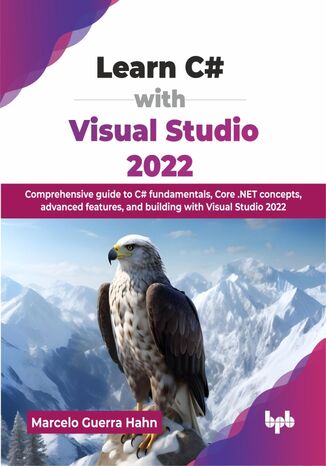 Learn C# with Visual Studio 2022 Marcelo Guerra Hahn - okladka książki