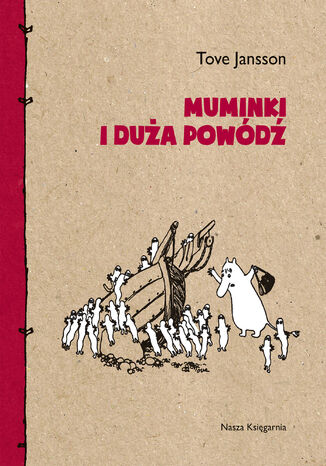 Muminki i duża powódź Tove Jansson - okladka książki