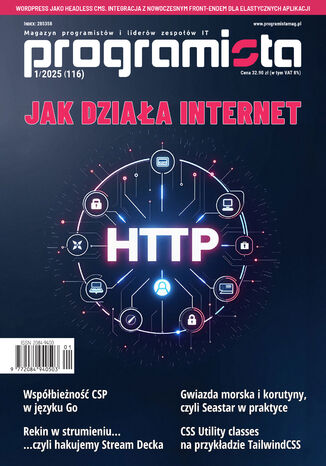 Programista nr 116. Jak działa Internet - HTTP Programista Magazyn - okladka książki