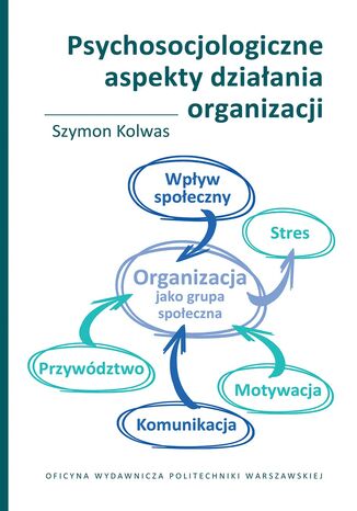 Psychosocjologiczne aspekty działania organizacji Szymon Kolwas - okladka książki
