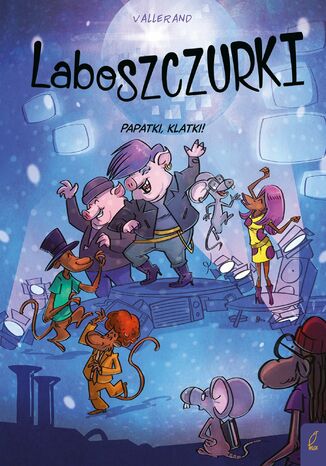 Laboszczurki. Papatki klatki! Vallerand - okladka książki
