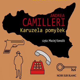Karuzela pomyłek Andrea Camilleri - okladka książki