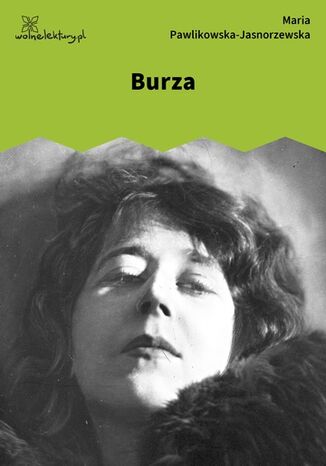 Burza Maria Pawlikowska-Jasnorzewska - okladka książki